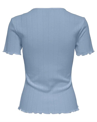 Only - ONLTenna T-shirt - Soft Chambray